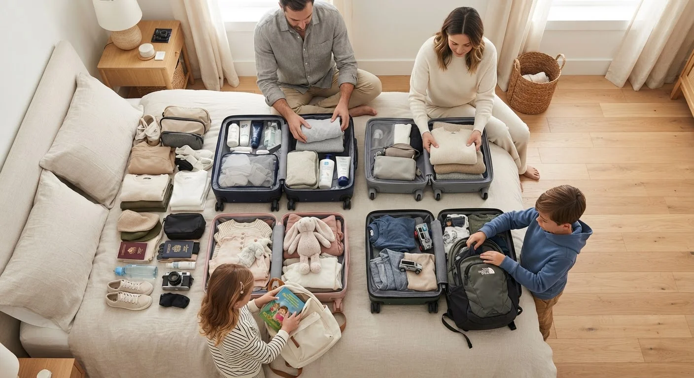 Packing for a Family Trip Without Paying Airline Baggage Fees