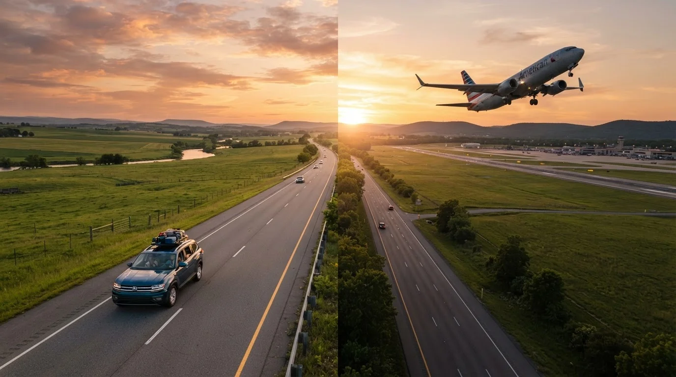 Road Trips vs. Flights: Which Actually Costs Less for a Family of Four?